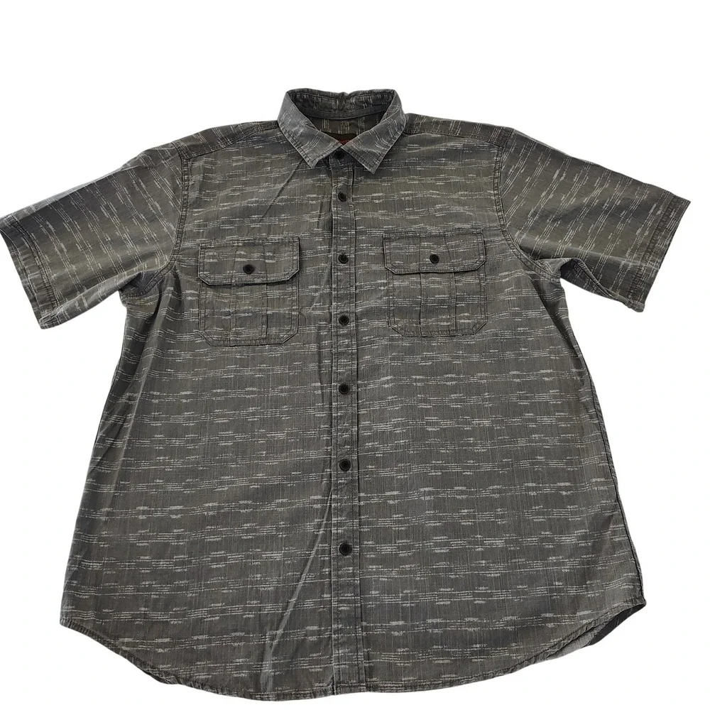 Northwest Territory Gray Button Down Shirt Men's‎ XL